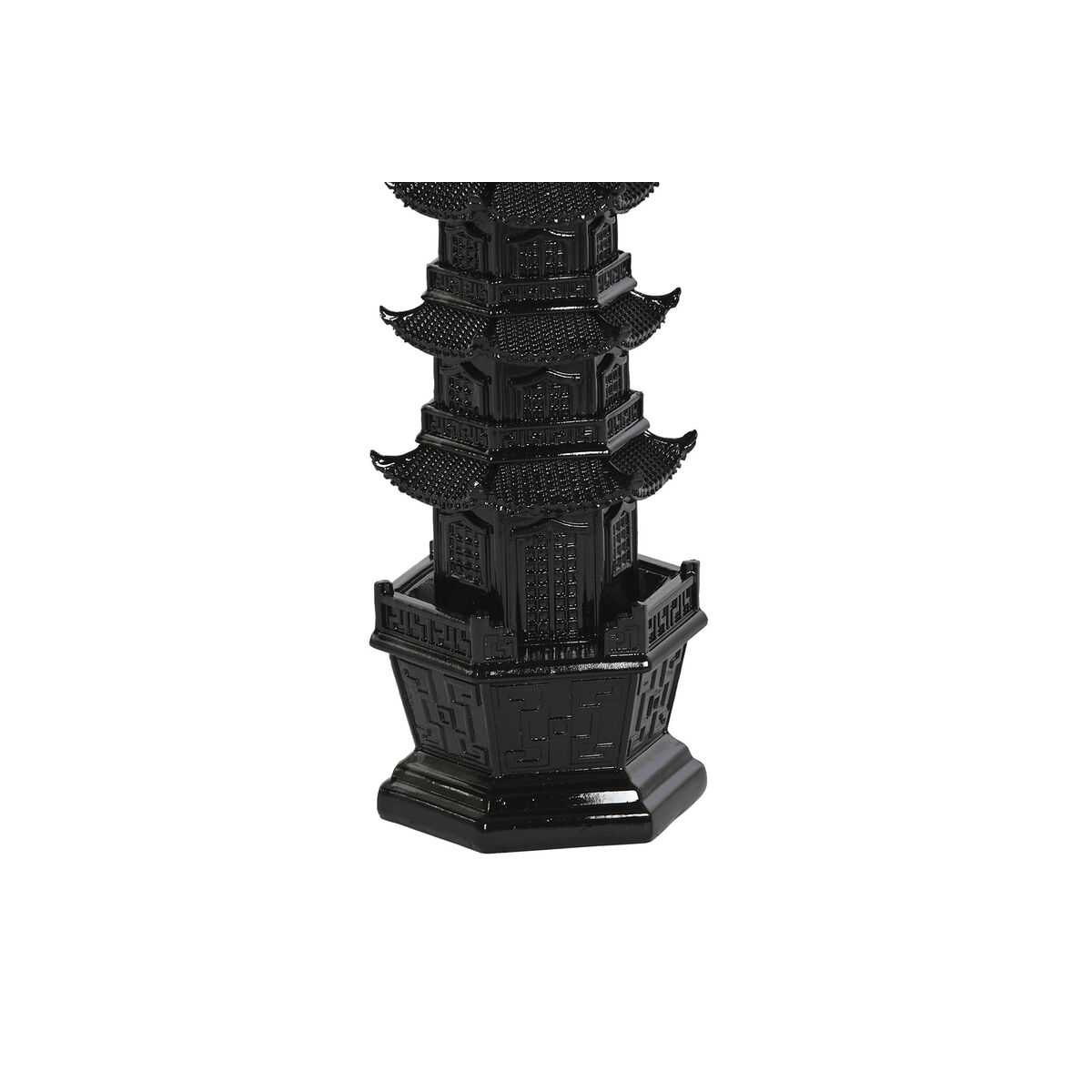 Dekorativ figur Home ESPRIT Sort Orientalsk 9 x 9 x 41 cm
